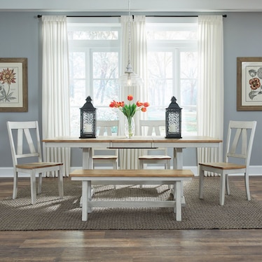 Lindsey Farm 6 Piece Dining Room Set