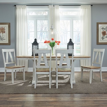 Lindsey Farm 7 Piece Dining Room Set