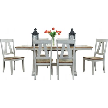 Lindsey Farm 7 Piece Dining Room Set