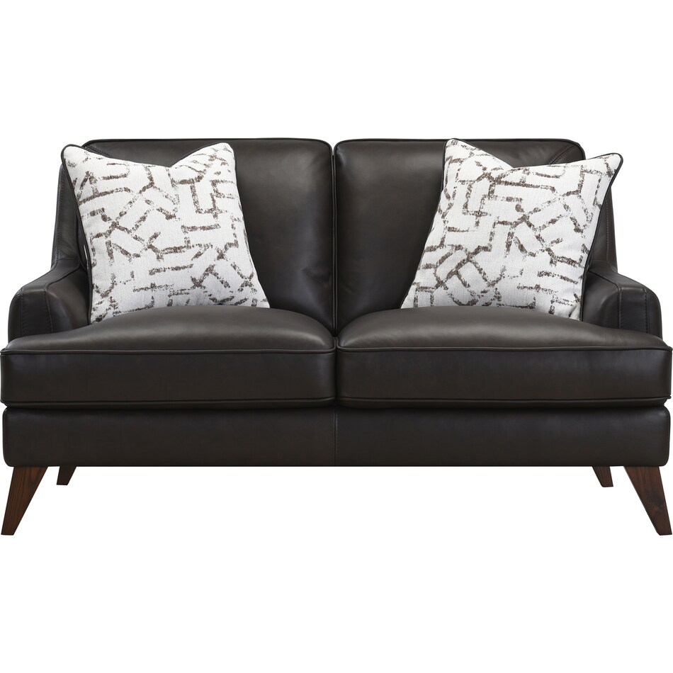  brown loveseat   