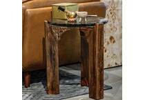  brown occasional tables all   