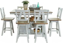  white pub   bar units   stools   