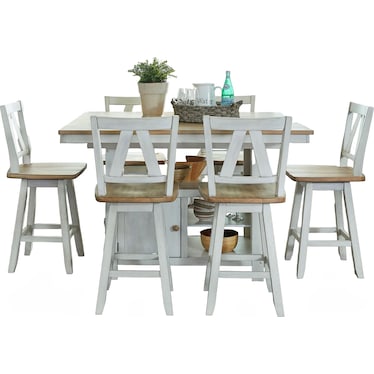 Lindsey Farm 7 Piece Pub Set