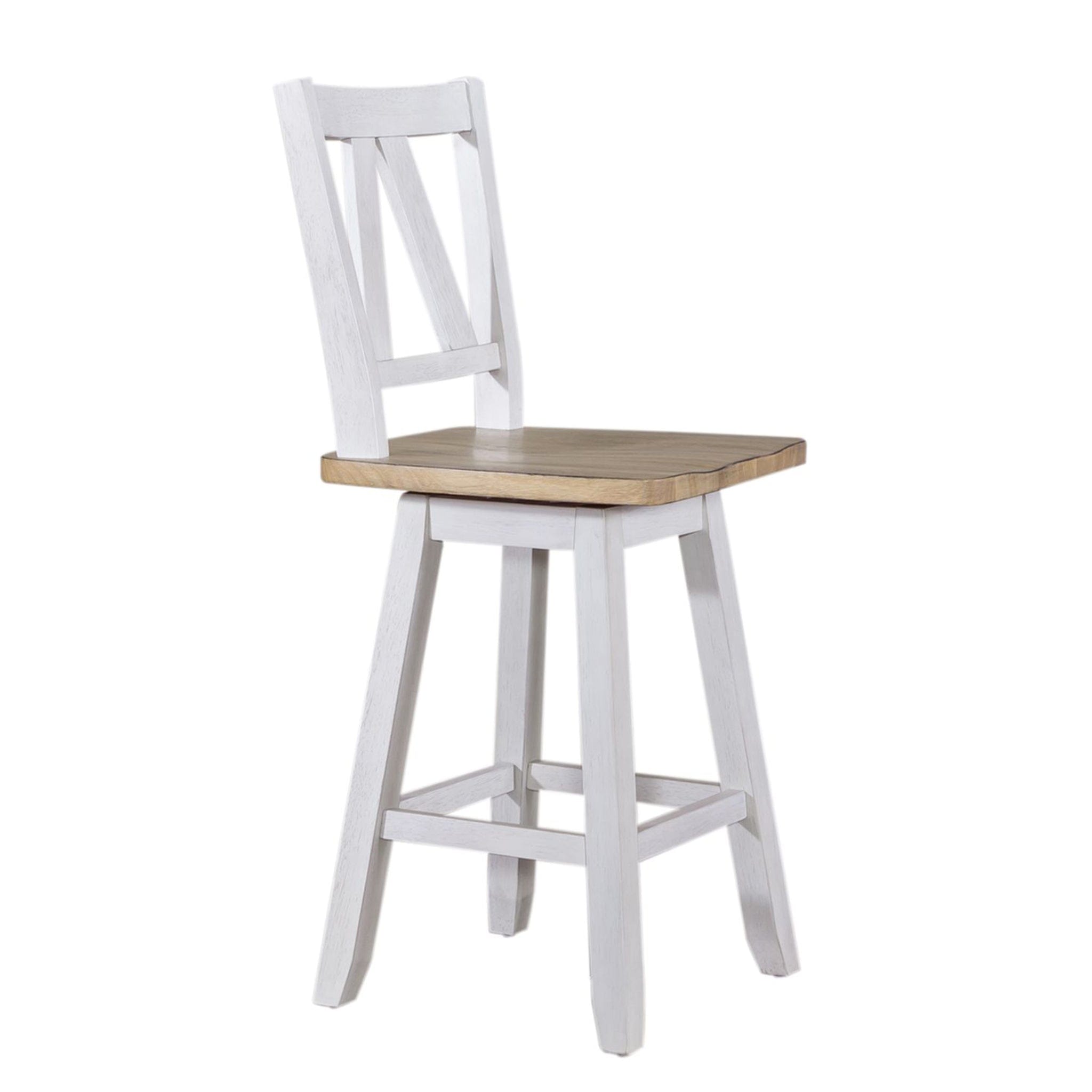 Lindsey Farm Swivel Counter Stool