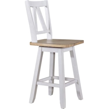 Lindsey Farm Swivel Counter Stool