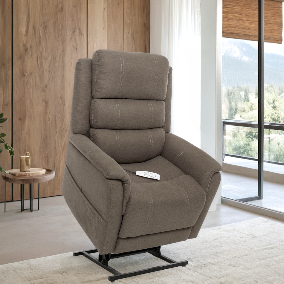  gray recliner   