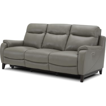 Power Reclining Sofa With Power Headrest