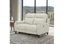  white loveseat   