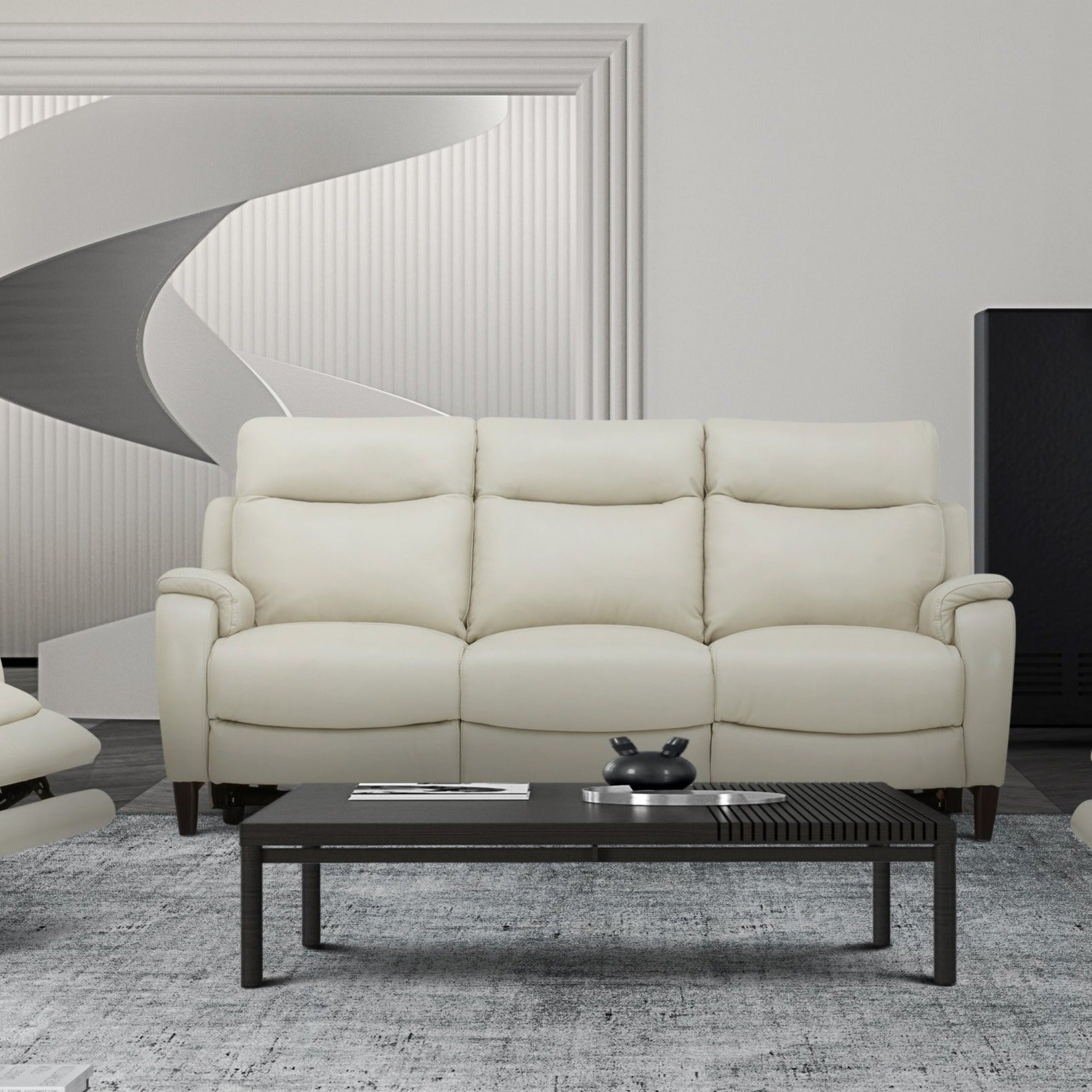 Power Reclining Sofa With Power Headrest Cardis