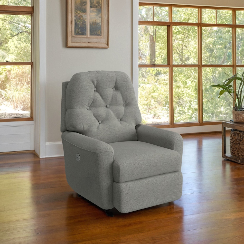  beige recliner   