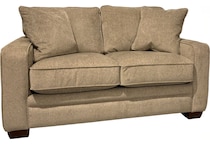  brown loveseat   