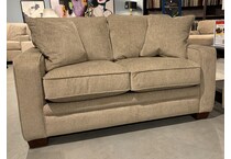  brown loveseat   