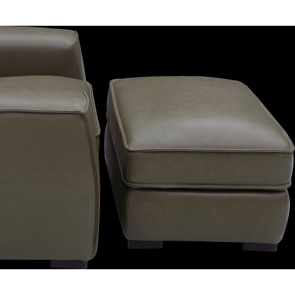  gray ottoman   