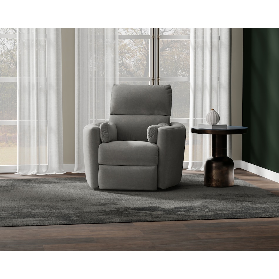  gray recliner   