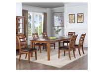  brown dining room   