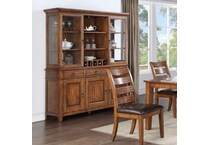  brown dining room   