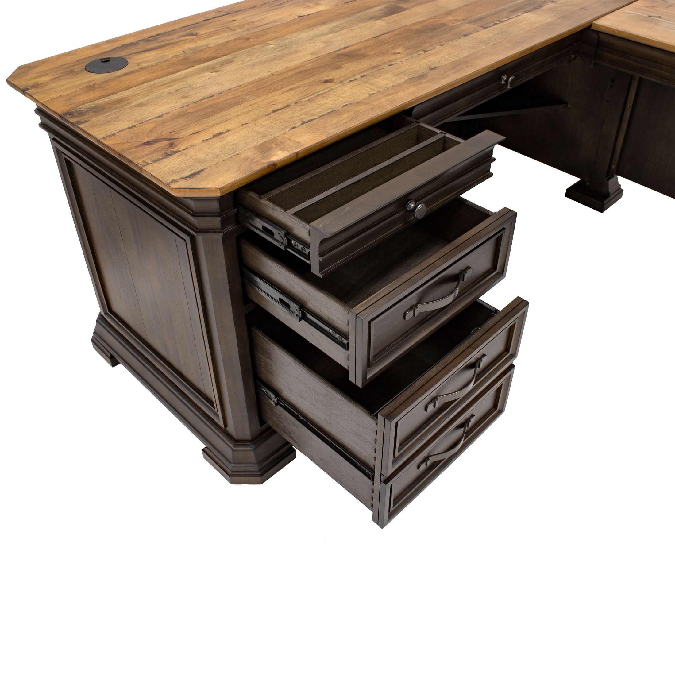 Sonoma Pedestal Desk w/ Return