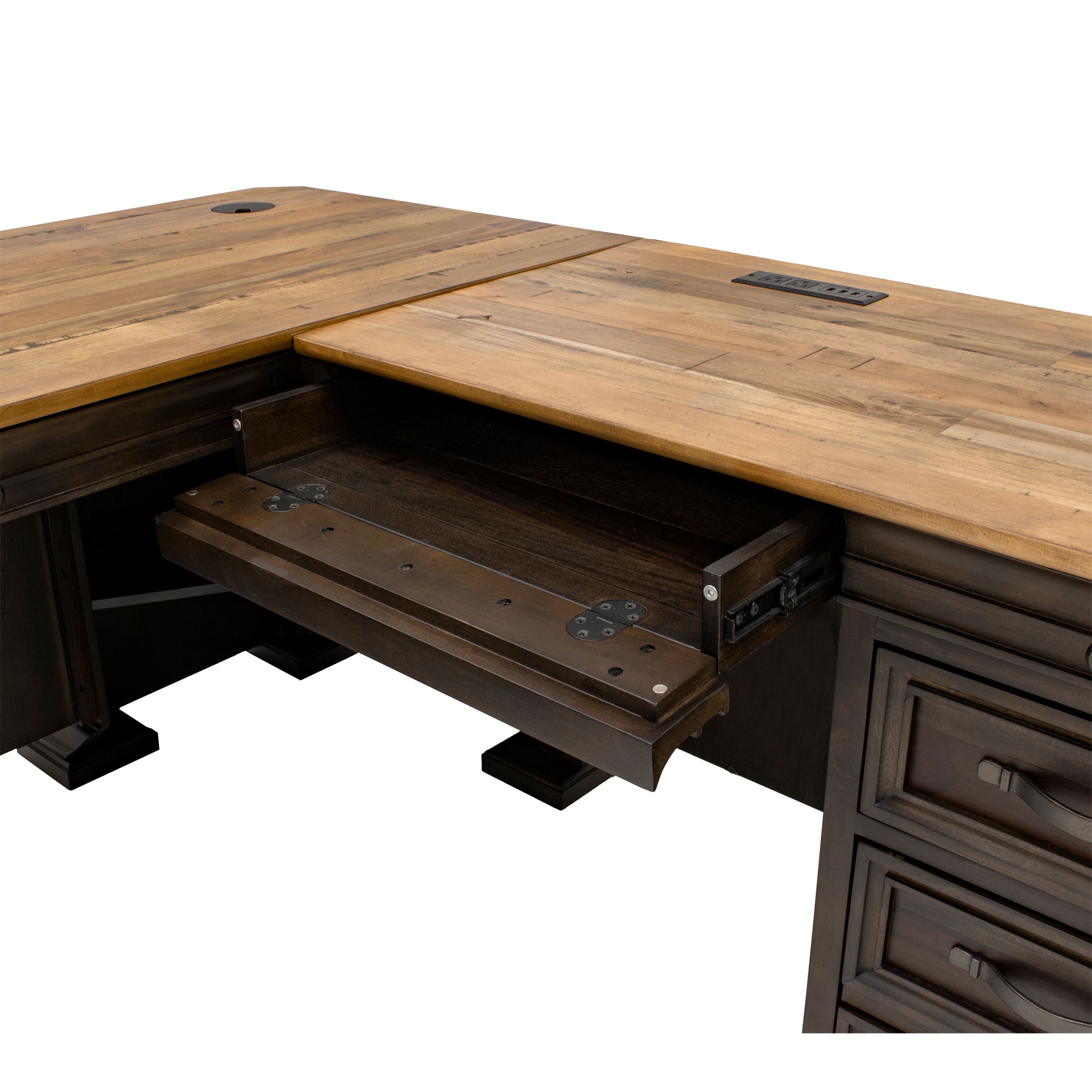 Sonoma Pedestal Desk w/ Return