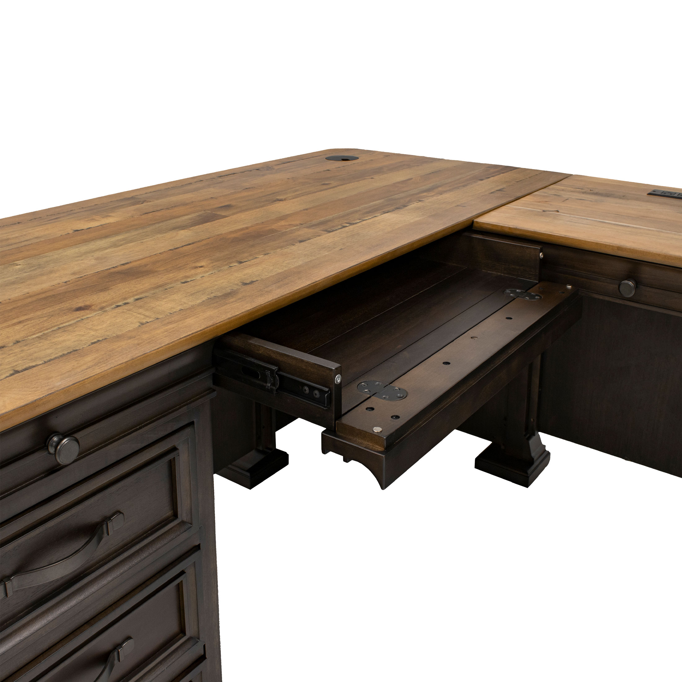 Sonoma Pedestal Desk w/ Return