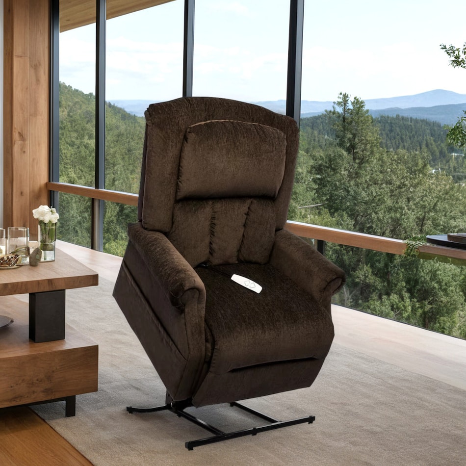  brown recliner   