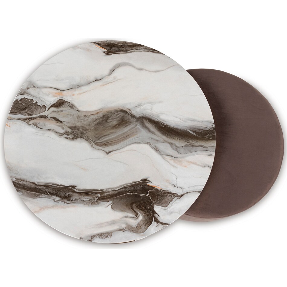  brown occasional tables all   