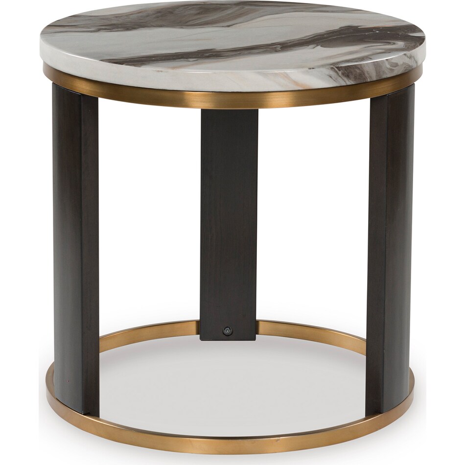  brown occasional tables all   