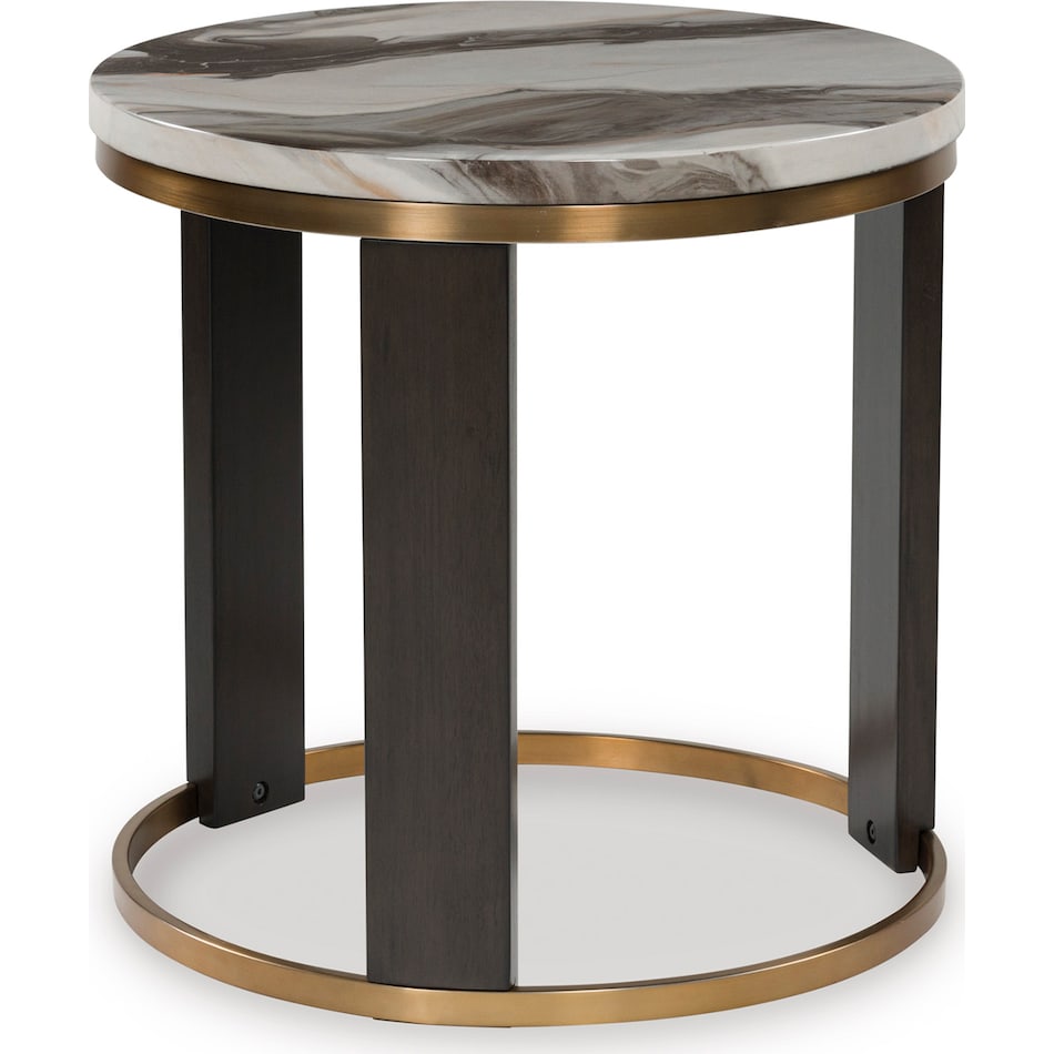  brown occasional tables all   