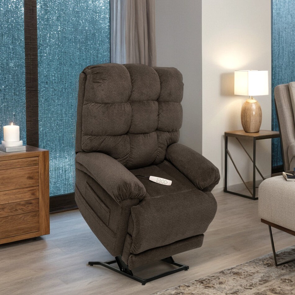  brown recliner   