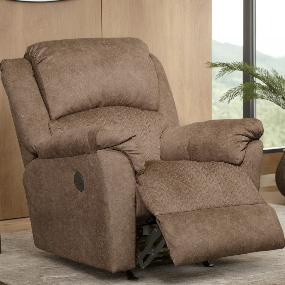  brown recliner   
