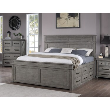 KING STORAGE BED