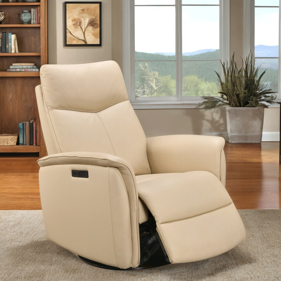  beige recliner   