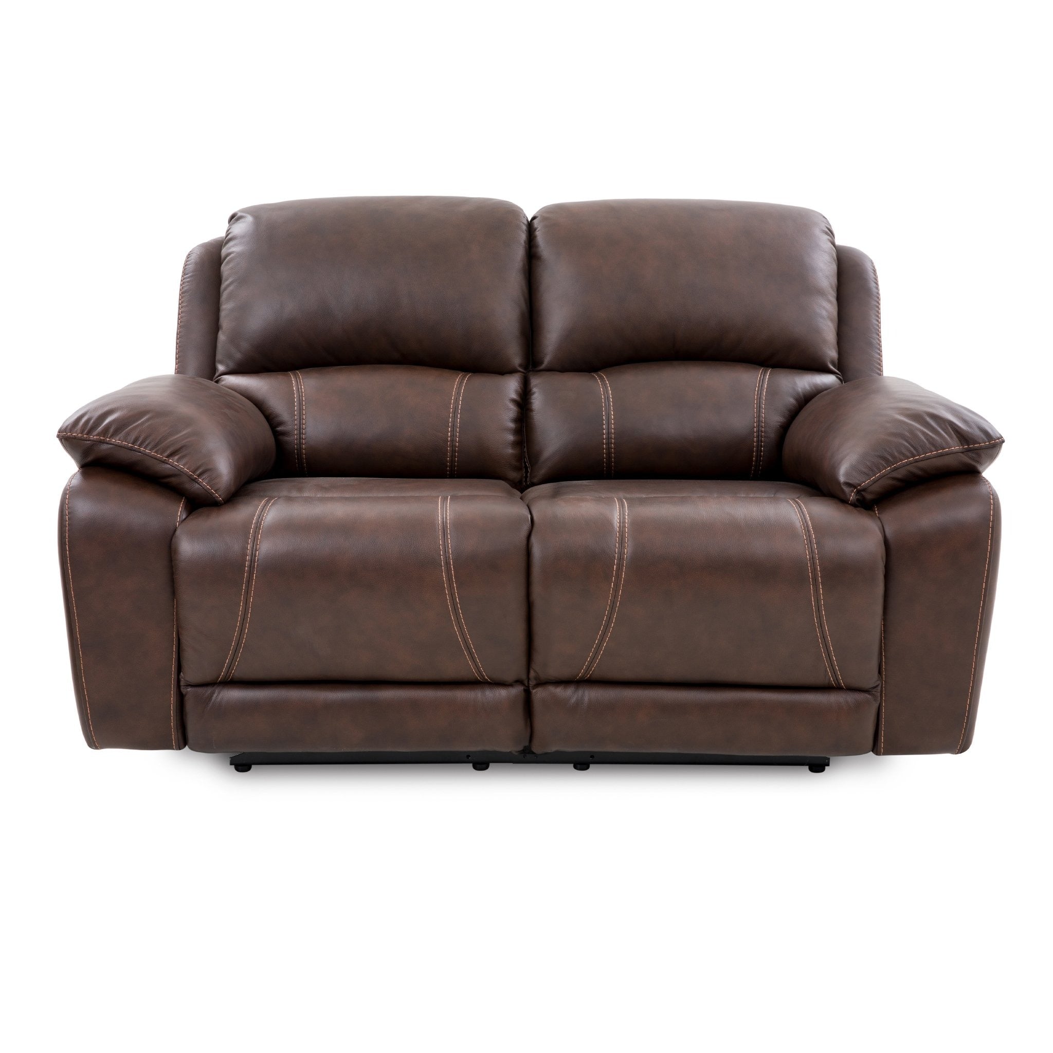 Suede loveseat store recliner