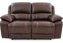  brown loveseat   