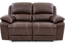  brown loveseat   