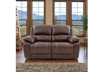  brown loveseat   