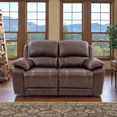 Bullseye Power Reclining Loveseat