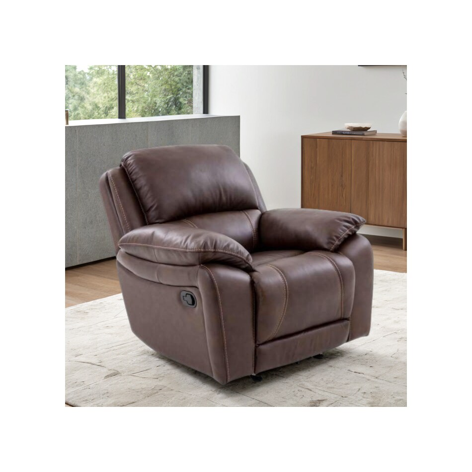  brown recliner   