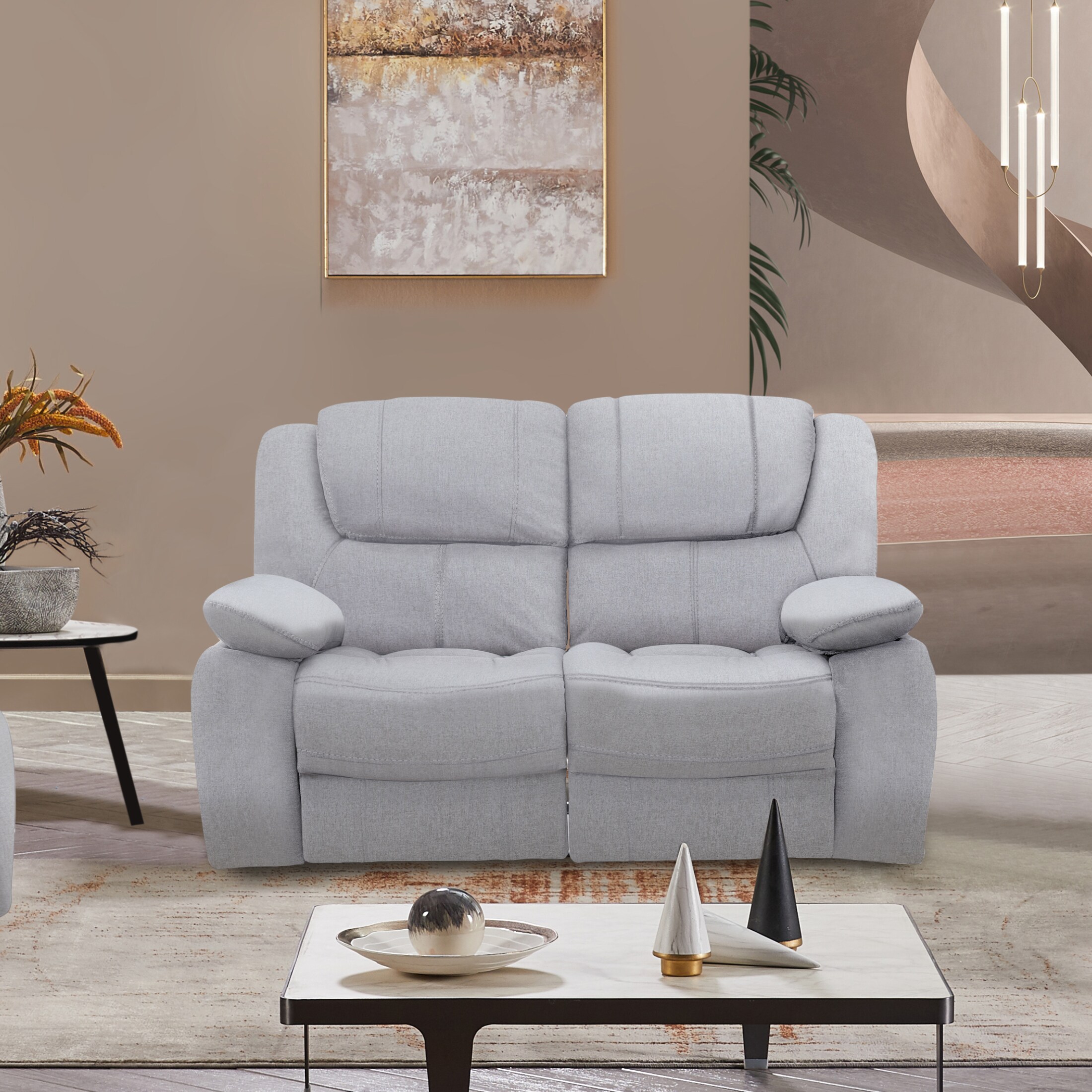 Nest & Nook Reclining Loveseat