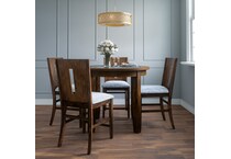  brown pub   bar units   stools   