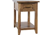  brown occasional tables all   