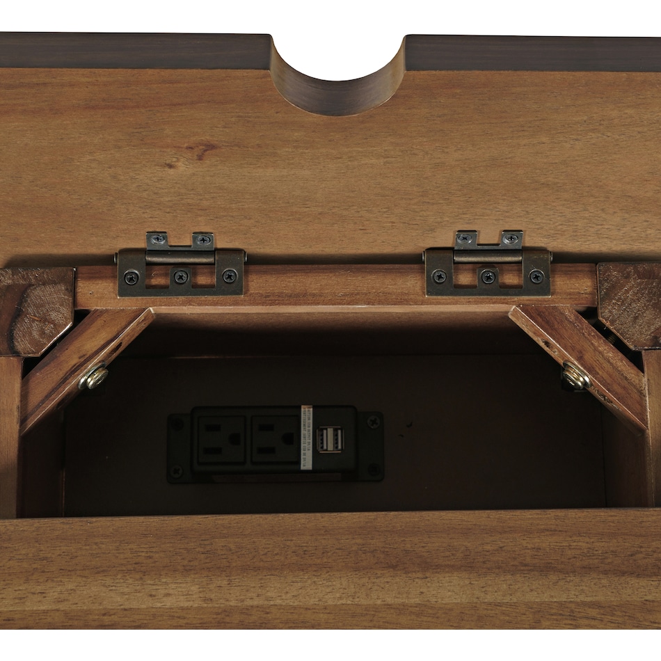  brown occasional tables all   