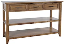  brown occasional tables all   