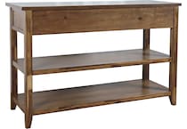  brown occasional tables all   