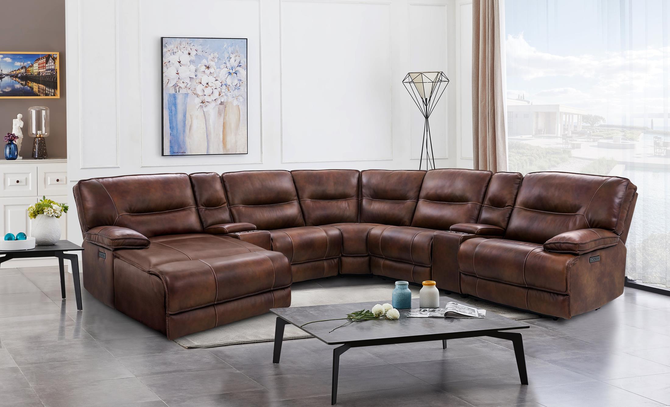 6 Piece Power Sectional | Cardis