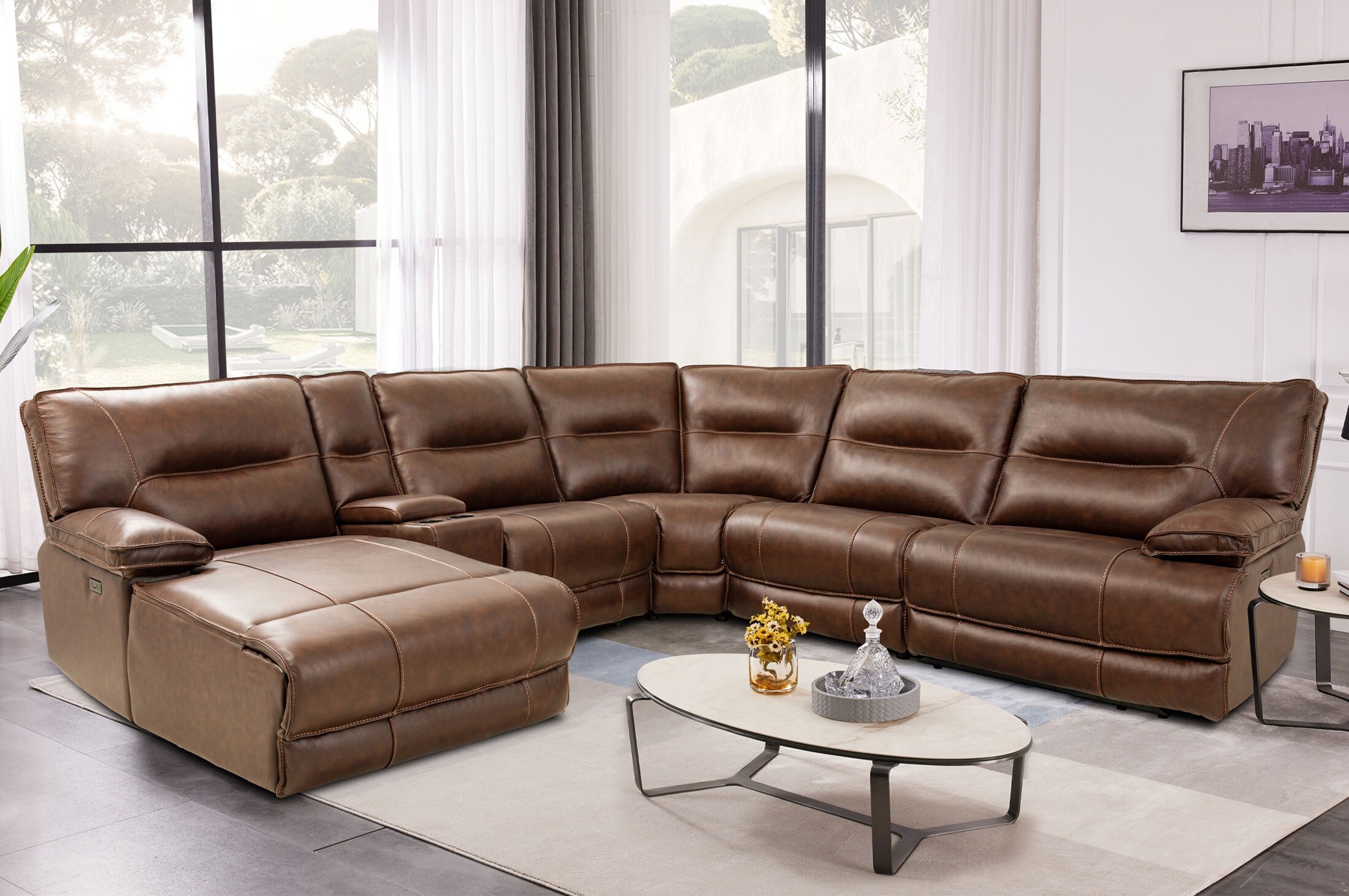 The Horizon 6 Piece Power Sectional
