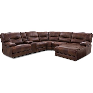 Thunderstruck 6 Piece Power Sectional