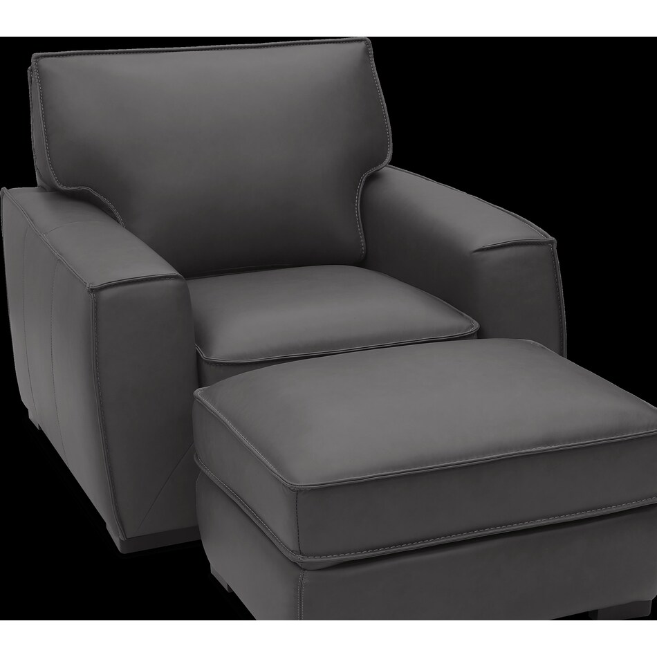  gray leather   