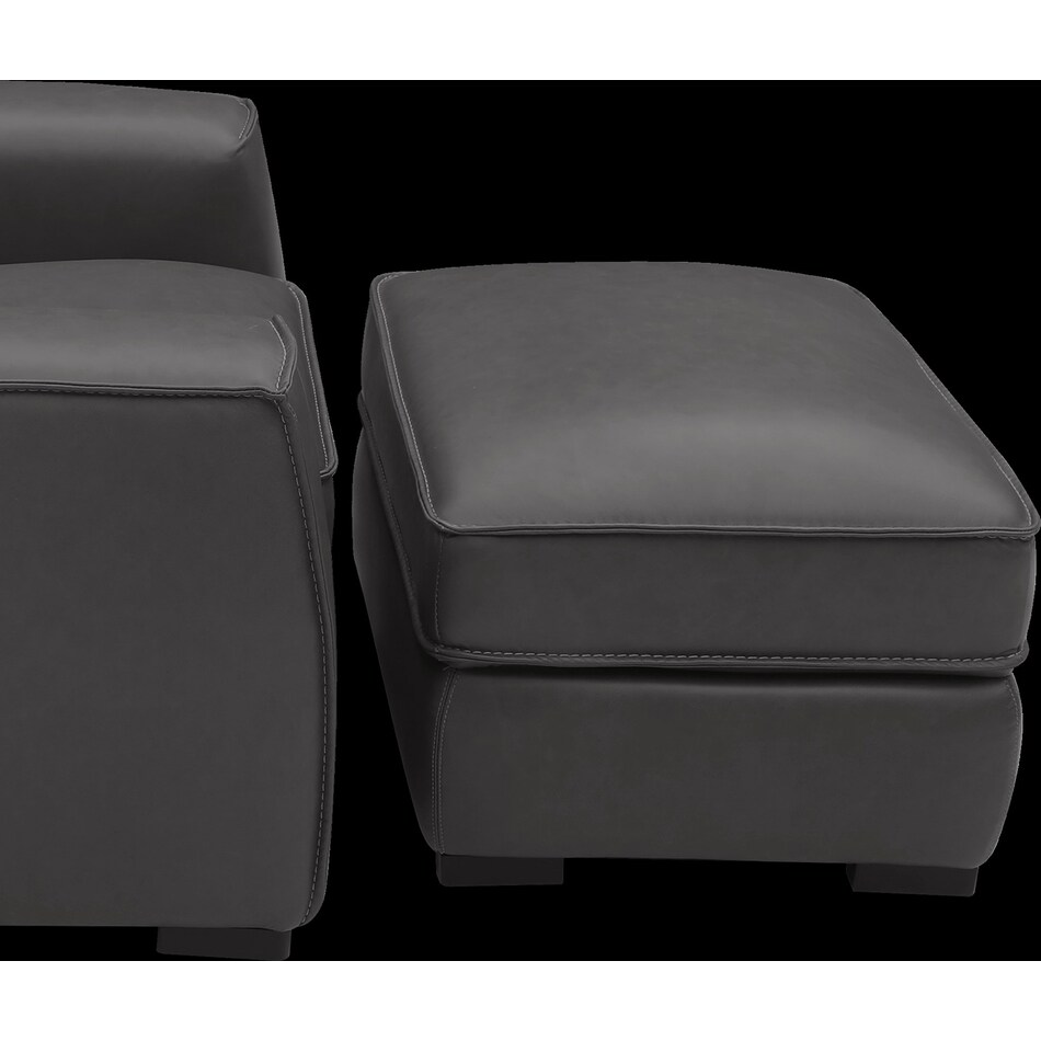  gray ottoman   
