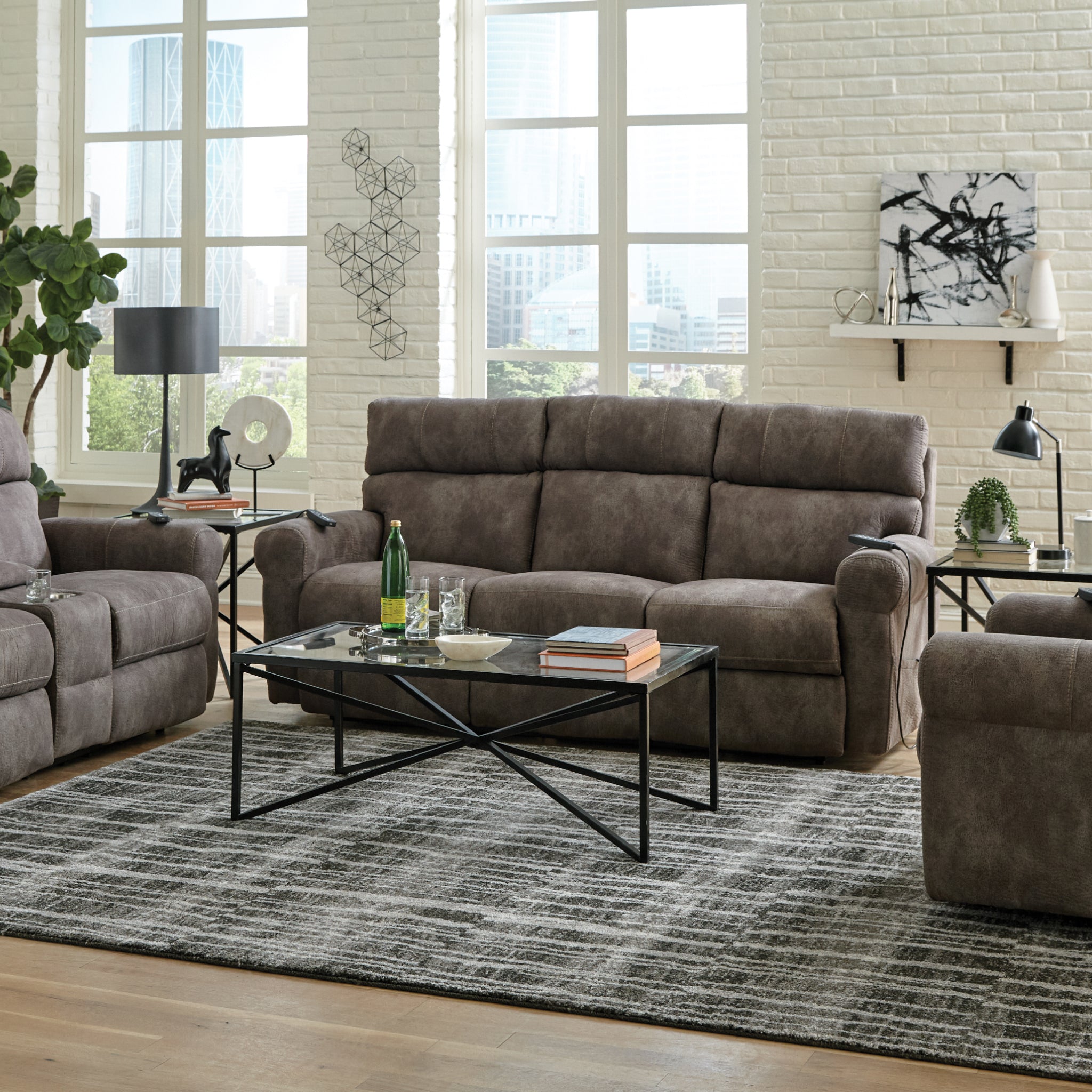 Tranquility Power Reclining Massage Sofa