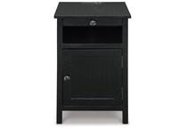  black occasional tables all   